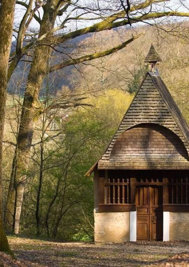 DESCRIPTION : *** Local Caption *** Drie animaties van de Perche sarthois De kleine Sainte-Anne kapel in het bos van Vibraye. TITEL: Vos plus belles photos LEGEND: La chapelle Saint-Anne à Vibraye. Archief Le Maine Libre *** Local Caption *** Drie evenementen in de Perche sarthois De kleine kapel Sainte-Anne in het bos van Vibraye.